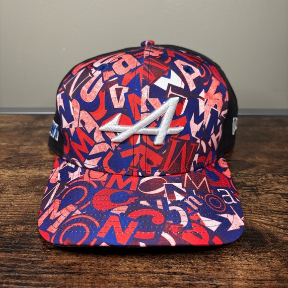New Era Alpine F1 Monaco GP 9Fifty Snapback Cap - Adjustable, Racing Team Hat